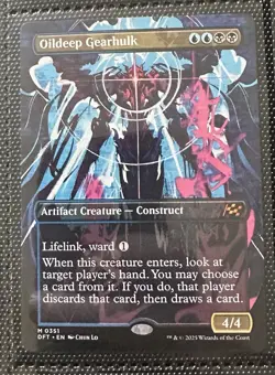 Oildeep Gearhulk (Borderless) Aetherdrift Regular Mtg Magic The Gathering - Image 1