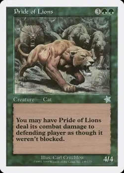 2x Pride of Lions Starter 1999 LP MTG - Image 1