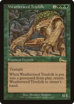 Weatherseed Treefolk Urza's Legacy LP MTG - Image 1