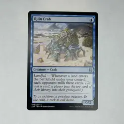 Ruin Crab 75 NM Normal U Zendikar Rising MTG - Image 1