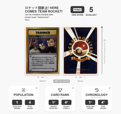 Pokemon TCG Here Comes Team Rocket Holo 1997 P.M. Japanese Rocket TAG 5 - Image 2
