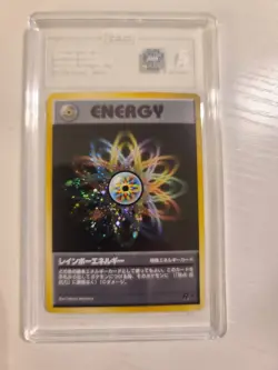 1997 Pokemon Japanese Rocket Rainbow Energy-Holo TAG 5 EX - Image 1