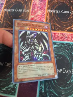 Yugioh Red-Eyes Black Metal Dragon PP01-EN015 Super Rare Unlimited Near Mint - Image 2