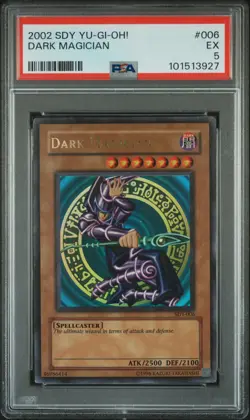 Dark Magician SDY-006 Ultra Rare Unlimited Yugioh PSA 5 *927 - Image 1