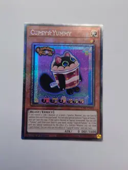 CUPSY YUMMY JUSH-EN016 STARLIGHT RARE 1st EDITION YUGIOH *NEW & MINT* - Image 1