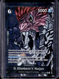 One Piece TCG Carrying On His Will St. Ethanbaron V. Nusjuro Alt Art R #OP13-080 - Image 1