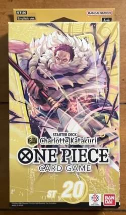 ONE PIECE TCG Charlotte Katakuri (Yellow) Starter Deck (ST-20) New W PRB01 Pack! - Image 1