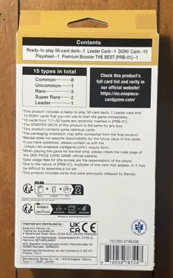 ONE PIECE TCG Charlotte Katakuri (Yellow) Starter Deck (ST-20) New W PRB01 Pack! - Image 3