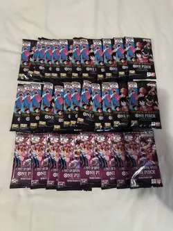 Lot Of 32 One Piece Booster TCG Dead Packs. 24x OP09, 8x OP11 - Image 1