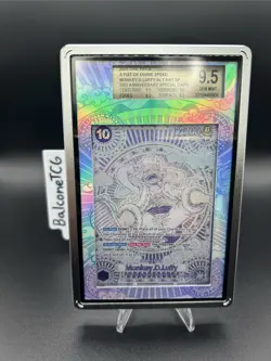 One Piece Monkey.D.Luffy (119) (SP) (Silver) A Fist Of Divine Speed OP11 BGS 9.5 - Image 3