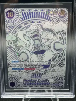 One Piece Monkey.D.Luffy (119) (SP) (Silver) A Fist Of Divine Speed OP11 BGS 9.5 - Image 4