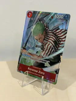 One piece TCG Roronoa Zoro OP14-015 Alternate Art Azure Sea's Seven English - Image 3
