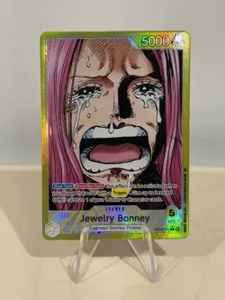 One Piece TCG Jewelry Bonney OP13-100 Alt Art Leader Carrying On His Will - Image 1
