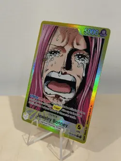 One Piece TCG Jewelry Bonney OP13-100 Alt Art Leader Carrying On His Will - Image 3