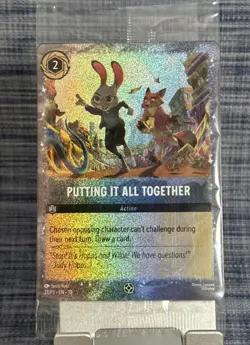 *Sealed* Putting It All Together- Zootopia 2 Movie Promo Disney Lorcana 27/P3 - Image 1