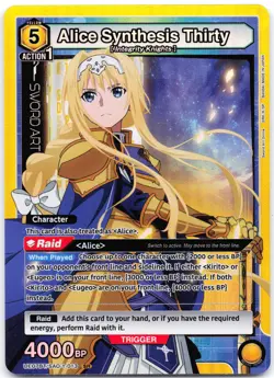 Alice Synthesis Thirty SR UE07BT/SAO-1-013 Foil Union Arena: Sword Art Online - Image 1