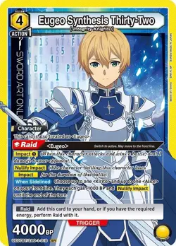 Eugeo Synthesis Thirty-Two SR UE07BT SAO-1-018 Union Arena Sword Art Online - Image 1