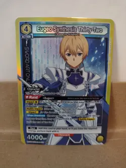 Eugeo Synthesis Thirty-Two - Union Arena UE07BT/SAO-1-018 SR Mint English - Image 1
