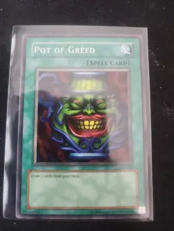 Pot Of Greed SYE-040 (LP) Unlimited Common 2002 Yu-Gi-Oh! Card TCG - Image 1