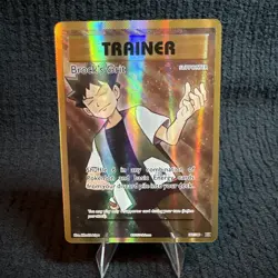 Pokemon Brock's Grit Full Art 107/108 Evolutions Ultra Rare Holo Card - Image 1
