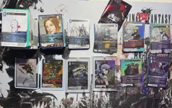 Final fantasy TCG Opus IX CARD LOT w/ 9-042H & 9-035R FULL ART - Image 1