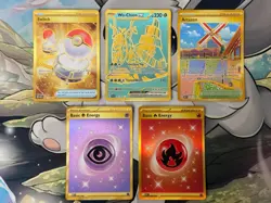 MINT – NM ~ Pokemon Gold Secret Rare Lot of 5 (Varying Sets) TCG Cards - Image 1