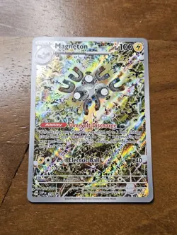 Pokemon TCG Magneton SVP 159 Promo Card Surging Sparks - Image 1