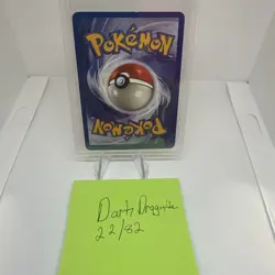 Pokemon Dark Dragonite TCG 1st Edition Non-Holo Card 22/82 Team Rocket WOTC NM - Image 2