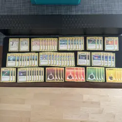 Pokemon Base Set 2 Trainer & Energy Card Lot 76 Vintage Imposter Professor Oak - Image 1