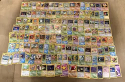 Bulk Lot of 140+ Vintage NO DUPLICATES Base Set & More Pokemon Cards Collection - Image 1