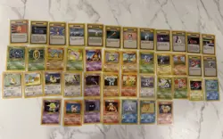 Bulk Lot of 140+ Vintage NO DUPLICATES Base Set & More Pokemon Cards Collection - Image 2