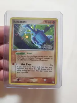LP/MP Heracross 43/109 Reverse Holo Team Rocket Returns Pokemon Card - Image 1