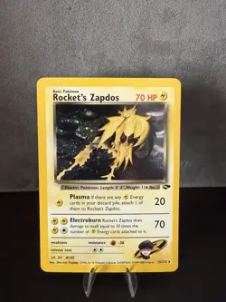 Pokemon TCG Rockets Zapdos Holo Card 15/132 Classic Collection LP - Image 1