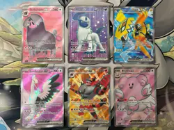 MINT – NM ~ Full Art Pokemon Lot of 6 (Varying Sets {A}) TCG Cards - Image 1