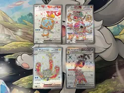 MINT – NM ~ Pokemon Full Art Terastallized Lot of 4 (Varying Sets) TCG Cards - Image 1
