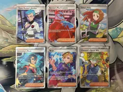 MINT – NM ~ Pokemon Full Art Trainer Lot of 6 (Varying Sets {B}) TCG Cards - Image 1