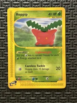 Hoppip Vintage Pokemon TCG E-Reader Card 83/147 Aquapolis Common - Image 1