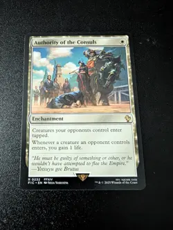 Magic the Gathering FIC Authority of the Consuls Regular Rare FFXIV 2025 - Image 1