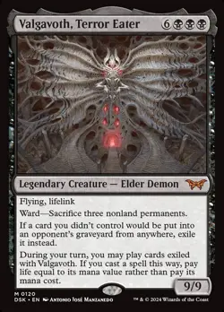 🧙Valgavoth, Terror Eater M 0120 DSK Foil Duskmourn House Of Horror MTG - Image 1
