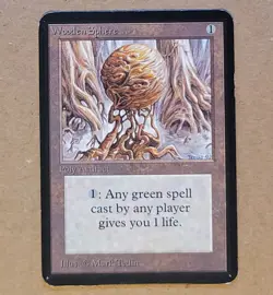 MTG - Magic the Gathering - Alpha Wooden Sphere - MP+ - Image 1