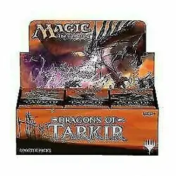 Sealed English Magic the Gathering Dragons of Tarkir DTK Booster box MTG 36 pack 630509283392 - Image 1