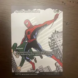 Heroic Intervention Borderless Marvel Universe Eternal-Legal NM 0034 Free Ship - Image 1