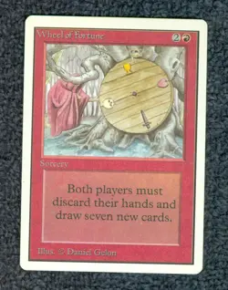 WHEEL OF FORTUNE UNLIMITED rare Magic the Gathering - Image 1