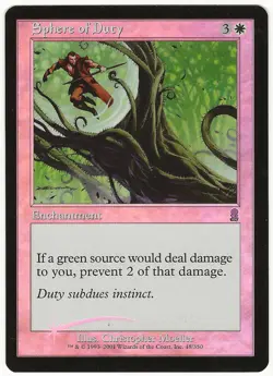 MTG Sphere of Duty FOIL Odyssey Uncommon LP - Image 1