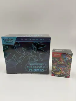 Pokemon TCG Phantasmal Flames ETB & Booster Bundle Factory Sealed - Image 1