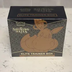 Pokemon TCG Shining Fates Elite Trainer Box ETB New Sealed Torn Shrink Wrap 820650808173 - Image 1