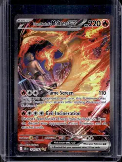 2025 Pokemon Destined Rivals Team Rocket's Moltres ex #229/182 - Image 1