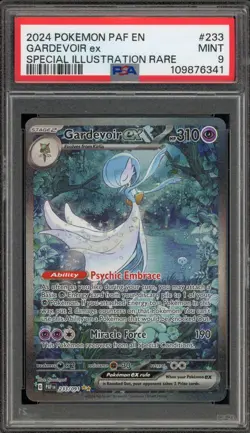 Pokemon Gardevoir ex Paldean Fates Special Illustration Rare #233 PSA 9 Mint - Image 1