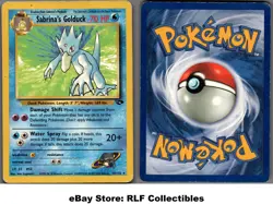 2000 Pokemon, Gym Challenge, #30/132 Sabrina's Golduck, Rare - Image 1