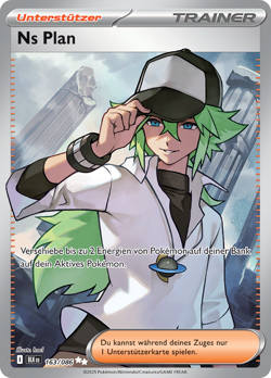 Pokemon Trainer Ns Plan Schwarze Blitze 163/086 - Image 1